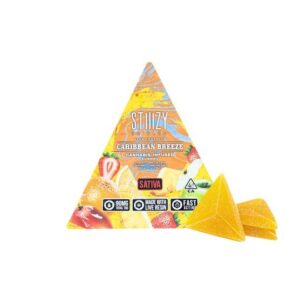 CARIBBEAN BREEZE STIIIZY EDIBLES – 90MG GUMMY TRIANGLES