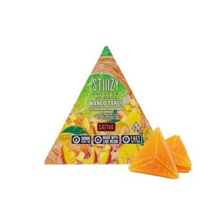 MANGO TANGO STIIIZY EDIBLES – 90MG GUMMY TRIANGLES