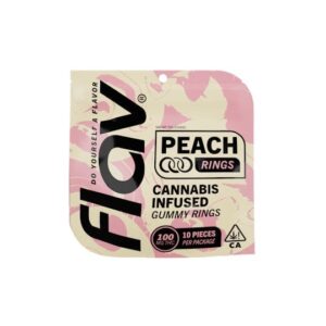 Gummies – Peach Rings 100mg