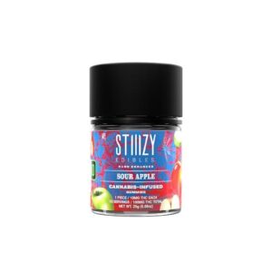 SOUR APPLE STIIIZY EDIBLES – 100MG GUMMIES