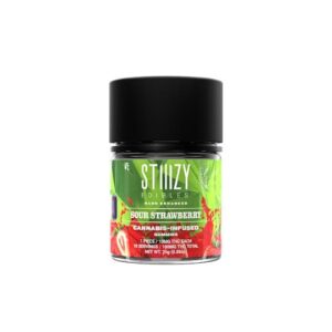 SOUR STRAWBERRY STIIIZY EDIBLES – 100MG GUMMIES