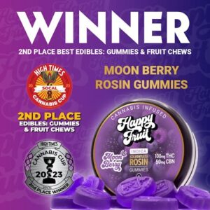 Moon Berry Rosin Gummies – 100mg THC, 50mg CBN