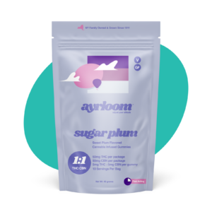 1:1 sugar plum cannabis infused gummies