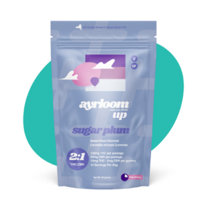 “up” 2:1 sugar plum cannabis infused gummies