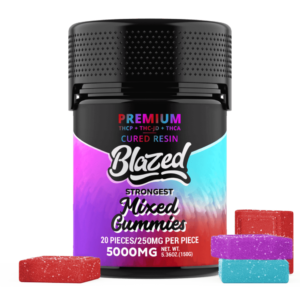 THCA + DELTA 9P 5000MG GUMMIES – BLAZED 4.8 star rating 340 Reviews