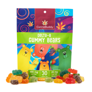 CannaBuddy Delta 8 Gummy Bears (600 mg Total Delta 8 THC)