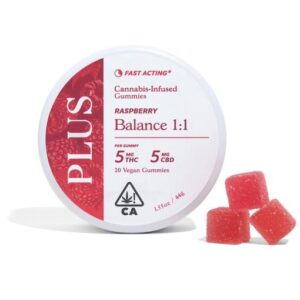 Plus Gummies Raspberry ‘Balance’