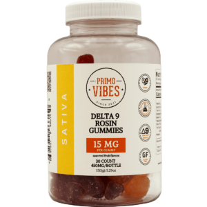 Delta 9 Gummies – Sativa Live Rosin Primo Vibes