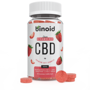 BINOID GUMMIES – SOUR STRAWBERRY