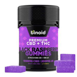 DELTA 9 THC GUMMIES – BLACK RASPBERRY