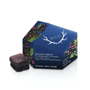WYLD Huckleberry Hybrid Enhanced Gummies